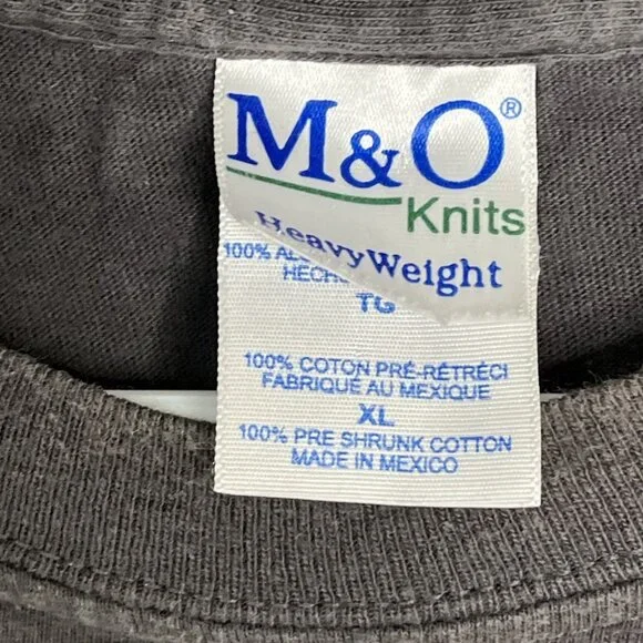 The Big Lebowski Shirt Dude Abide T Shirt Mens XL M&0 Knits Heavy Weight - Picture 4 of 7